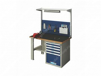 Верстак однотумбовый EUROBENCH VS ВТ-12R-5/Р3.Led