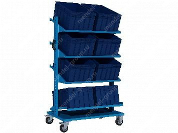 Тележка грузовая многоярусная EUROTROL 1630х1000х600.02