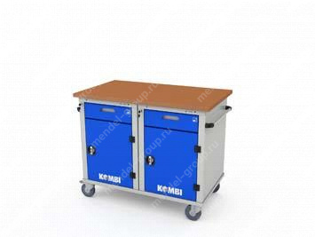 Верстак мобильный двухтумбовый KOMBI 2202.1200