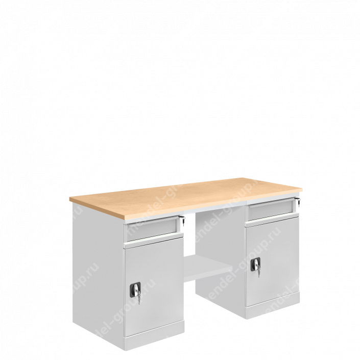 Верстак слесарный ВС-Т2Т2 ВС-1500Т2Т2