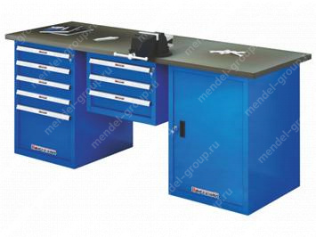 Верстак трёхтумбовый EUROBENCH VL ВТ.М-20G-530