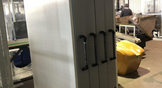 Шкаф с выдвижными драйверами для хранения оснастки к станкам с ЧПУ серии CAB-TOOL