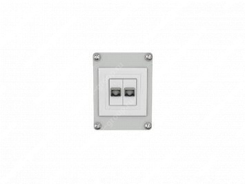 Сетевая сдвоенная штепсельная розетка для кабеля RJ45