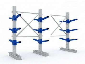 Стеллаж консольный двухсторонний СГ (3 консоли)