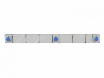 Шина для электропроводки 1000 мм (230V x 3)