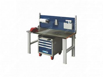 Верстак однотумбовый EUROBENCH VS ВТ-15G-5/Р1 + ВТ.404RL