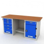 Верстак двухтумбовый KOMBI 2502.1800