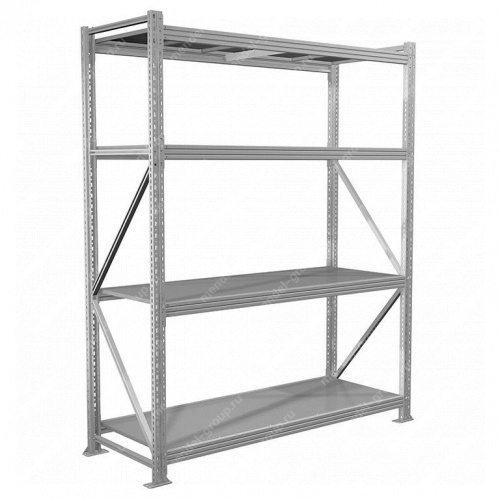 Стеллаж грузовой на зацепах 2000х1800х800 (4 яруса)
