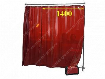Сварочная штора "Скрин ШС-1" 1400х1800 мм