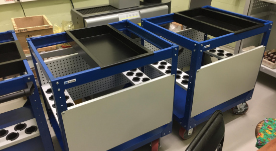 Тележка открытая CAR-TOOL для хранения и перемещения оснастки к станкам с ЧПУ