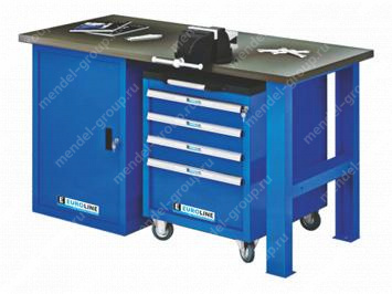 Верстак двухтумбовый EUROBENCH VL ВТ.М-15G-0.4LR