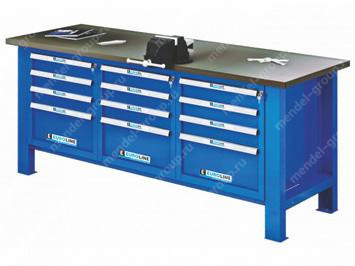 Верстак трёхтумбовый EUROBENCH VL ВТ.М-20G-K.444