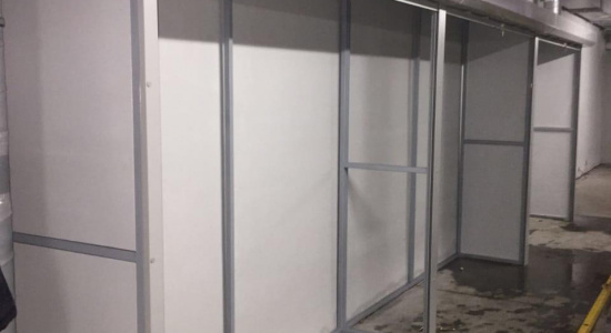 Шкафы роллетные индивидуальные на три парковочных места