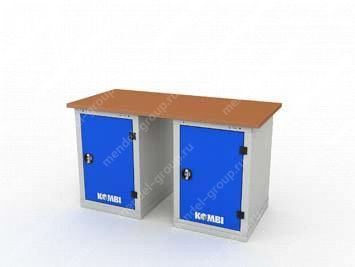Верстак двухтумбовый KOMBI 2101.1500