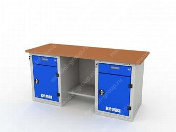 Верстак двухтумбовый KOMBI 2202.1800