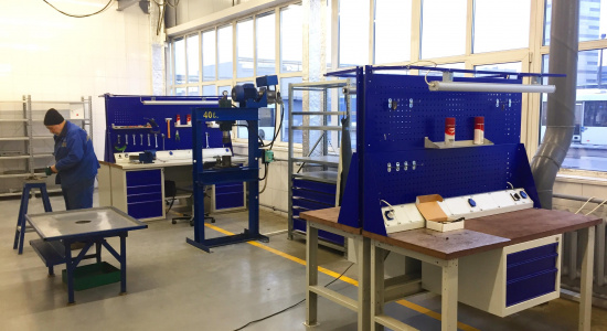 Оснащение рабочих зон для автотранспортного предприятия