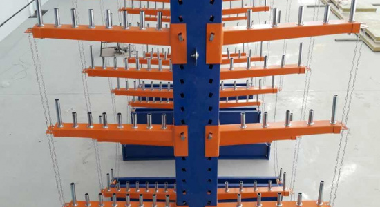 Стеллаж мезонин 2х уровневый и консольный стеллаж на производство