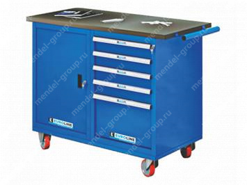 Верстак мобильный двухтумбовый EUROBENCH VL ВТ.М-12G-R.05H
