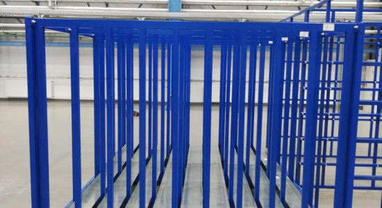 Стеллажи для хранения листового проката вертикально STEELOR V2