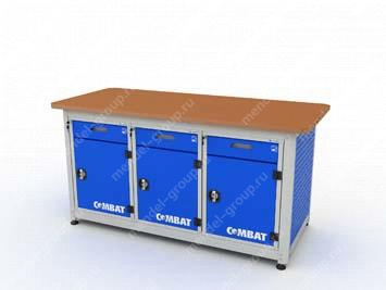 Верстак трехтумбовый COMBAT 3222.1830