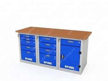 Верстак трехтумбовый KOMBI 3542.1800