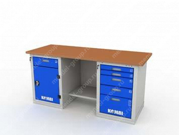 Верстак двухтумбовый KOMBI 2205.1800