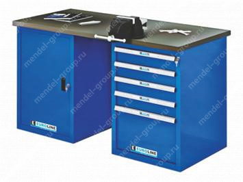 Верстак двухтумбовый EUROBENCH VL ВТ.М-15G-05