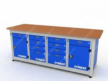 Верстак четырехтумбовый COMBAT 42442.2340