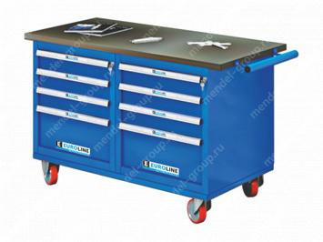Верстак мобильный двухтумбовый EUROBENCH VL ВТ.М-12G-R.44M