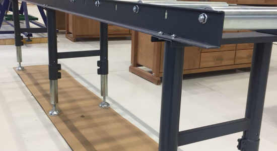 Конвейеры-рольганги, регулируемые по высоте