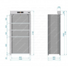Шкаф роллетный на балкон ROLL-BOX SIMPLE 10.06.5.V2