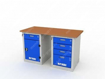 Верстак двухтумбовый KOMBI 2204.1500