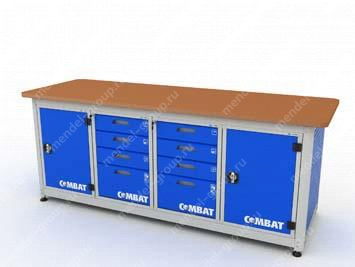 Верстак четырехтумбовый COMBAT 41441.2340