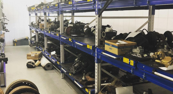 Системы хранения для оснащения склада запчастей