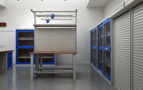 Оснащение инструментальных комнат (кладовых)