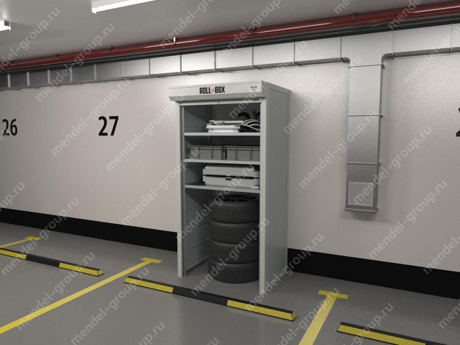 Шкаф в паркинг ROLL-BOX STANDART ECO 22.11.075 V1