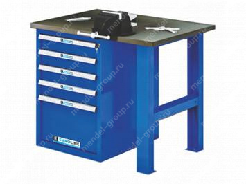 Верстак однотумбовый EUROBENCH VL ВТ.М-10G-5