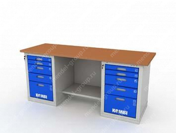 Верстак двухтумбовый KOMBI 2505.2000