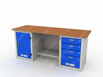 Верстак двухтумбовый KOMBI 2104.2000