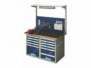 Верстак двухтумбовый EUROBENCH VS ВТ-12R-56/Р3.Led