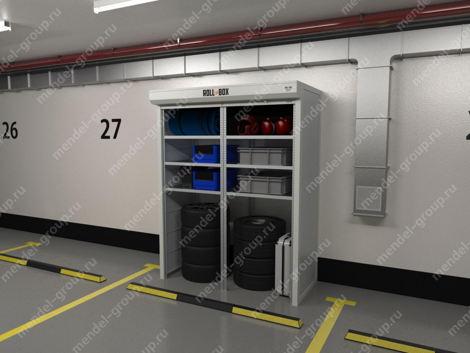 Шкаф в паркинг ROLL-BOX STANDART ECO 22.17.075 V1