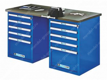 Верстак двухтумбовый EUROBENCH VL ВТ.М-15G-55