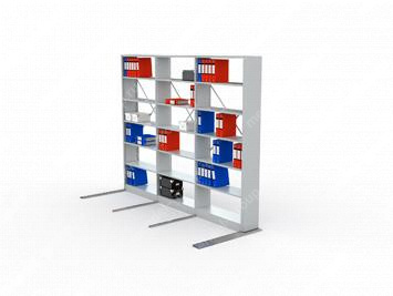 Стеллаж стационарный односторонний архивный 2730х700х300