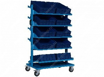 Тележка грузовая многоярусная EUROTROL 1630х1000х600.04