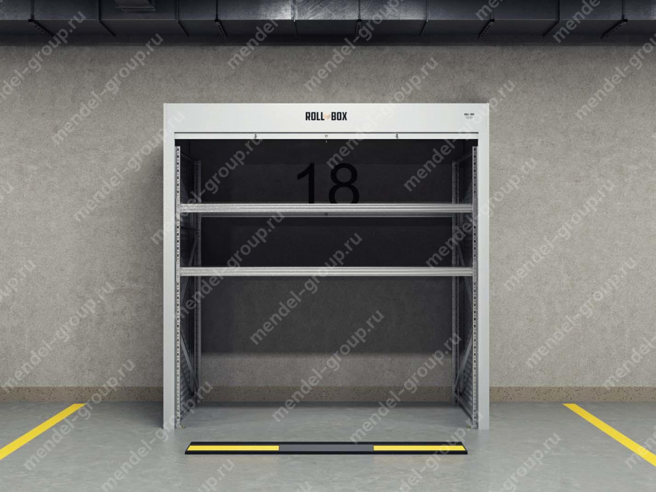 Шкаф в паркинг с рольставнями ROLL-BOX P2 №1