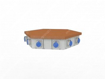 Верхний блок электропитания для шеститумбового верстака KOMBI