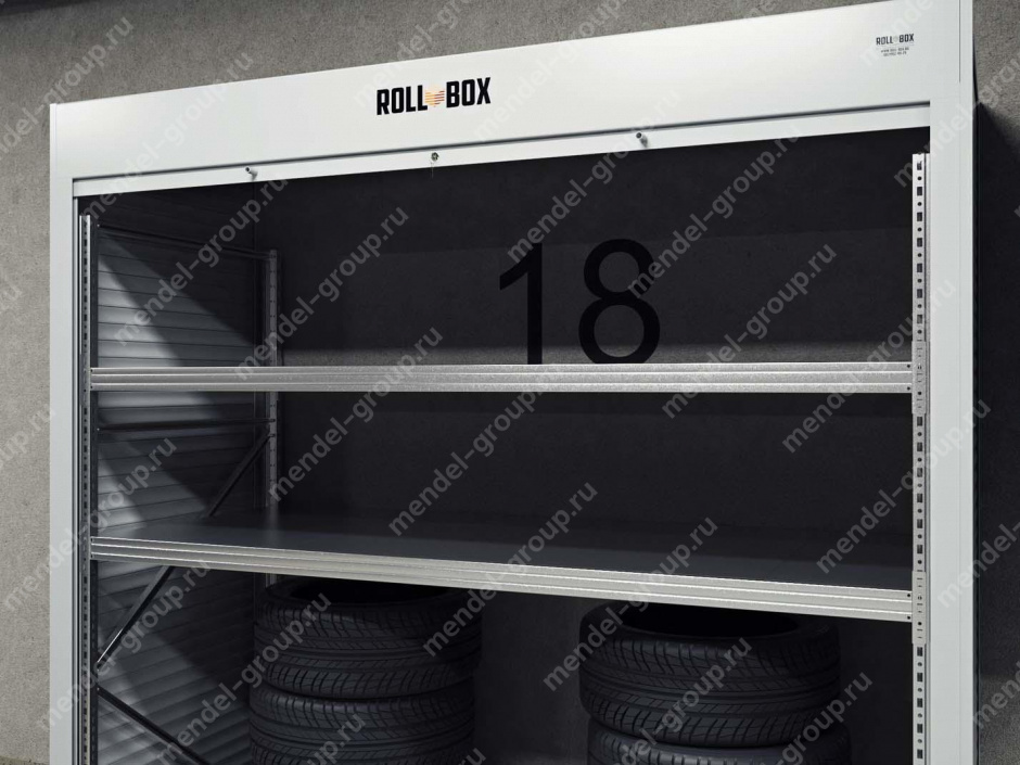 Шкаф в паркинг с рольставнями ROLL-BOX P2 №1