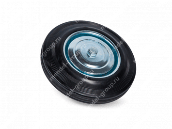 Колесо литая резина C63 (C-160х20х39-SLS) 160 мм