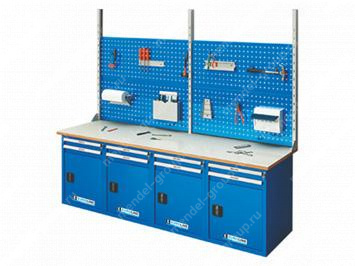 Верстак четырёхтумбовый EUROBENCH VL ВТ.М-24М-2222/Р2