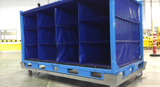 Штабеллируемые паллеты с гибкой системой хранения